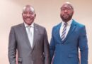 Tebogo Ramaphosa with his Dad Cyril Ramaphosa